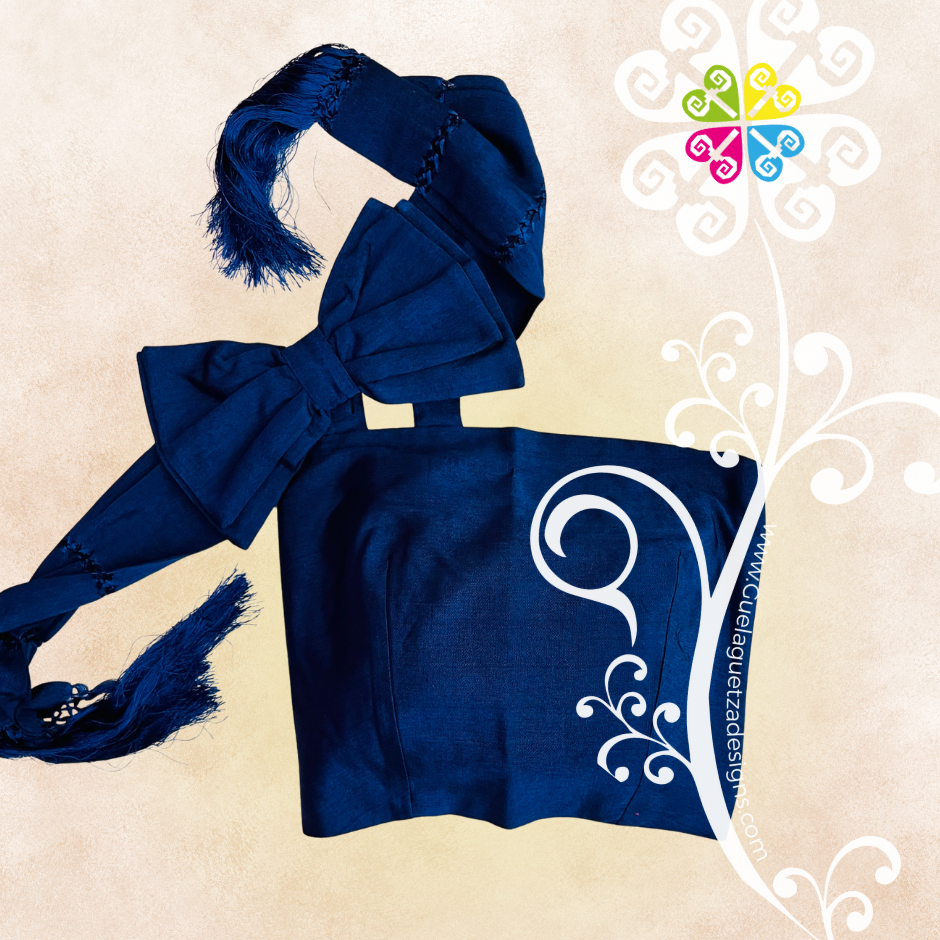 Extra Small Amaia Rebozo Articela Silk Bow Top - Women Tops
