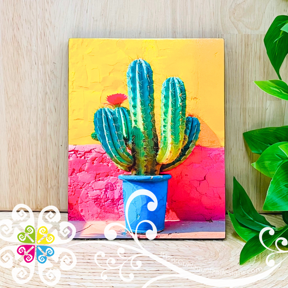 Cuadro Colores Mexicanos Wood Wall Art - Litografia
