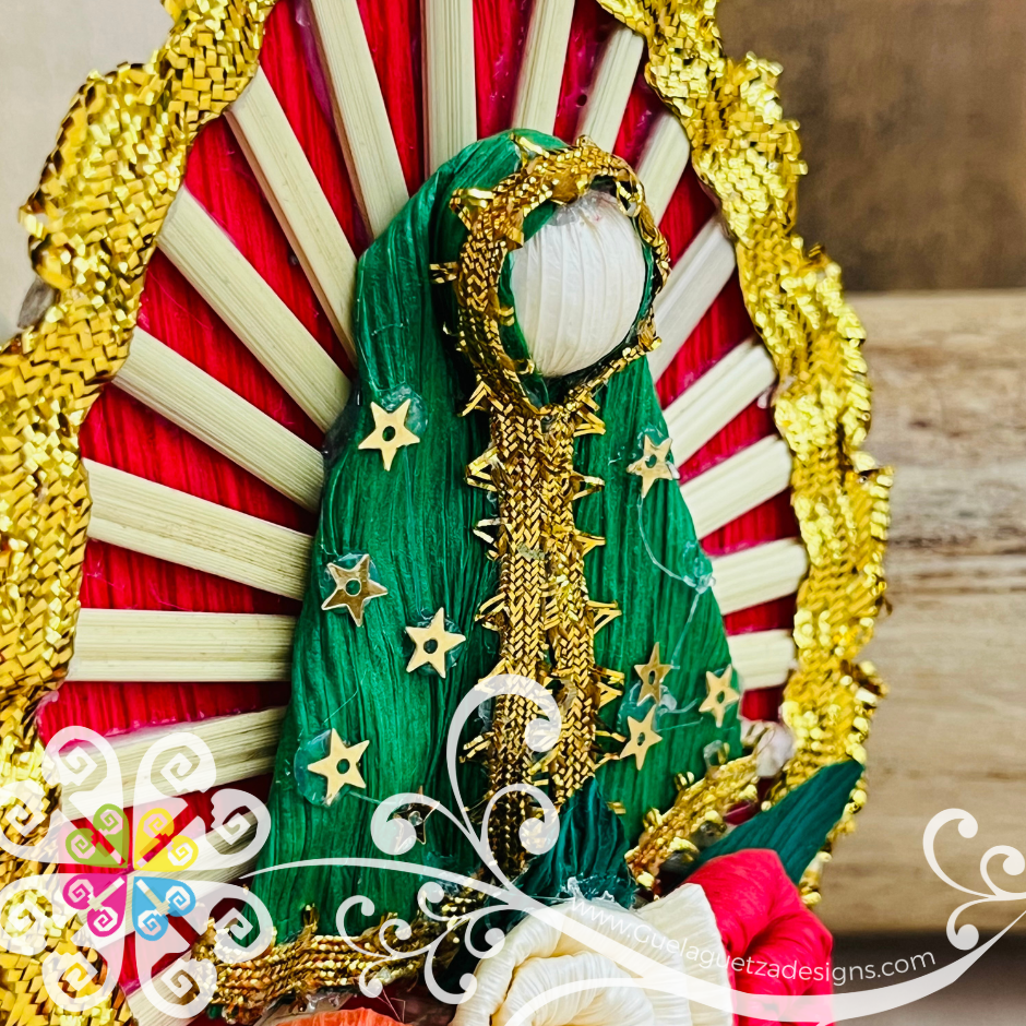 Round Virgen Guadalupe Magnet