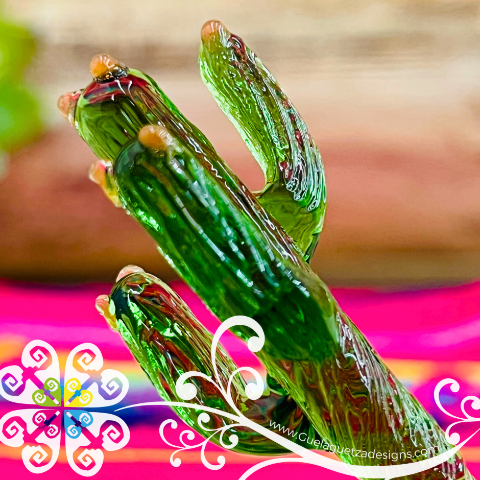 Mini Glass Cactus - Vidrio Soplado Trinkets