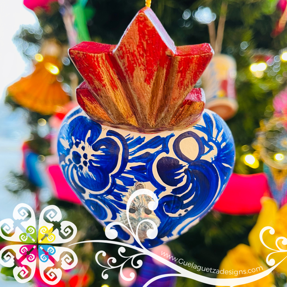 Mini Corazón Pintado - Christmas Ornament