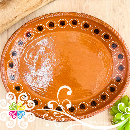Large Capula Clay Sencillo Ovulado Tray - Capula Kitchen