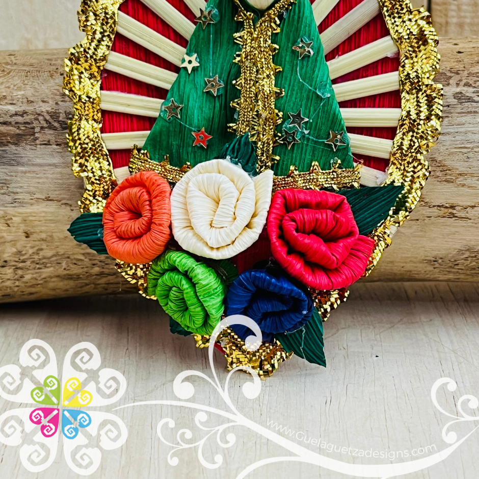 Round Virgen Guadalupe Magnet