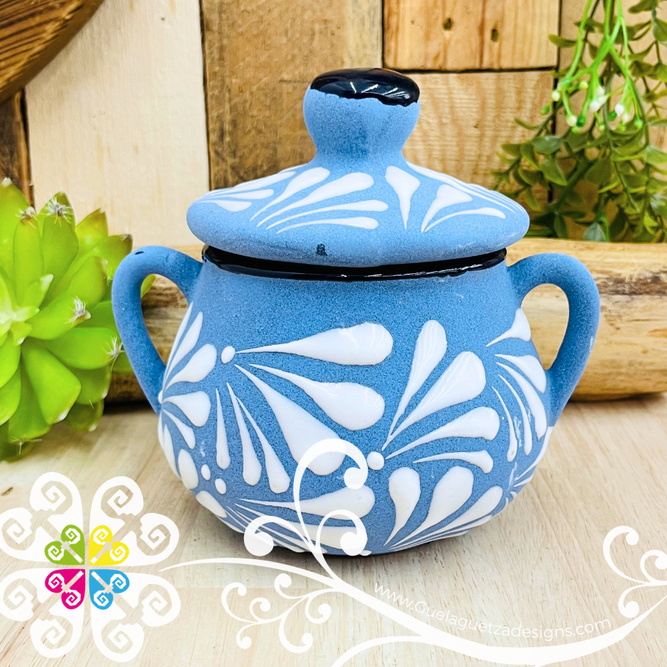 Blue Espiga Sugar Bowl