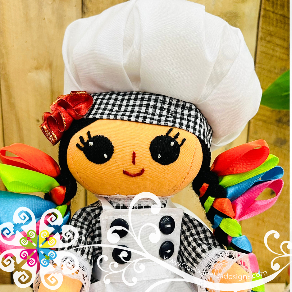 Chef Mexican Otomi Doll - Fina