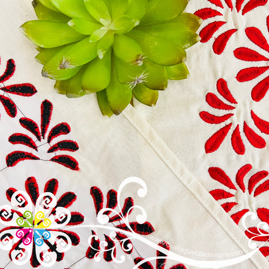 Red Cielito Lindo Table Runner - Mexican Home
