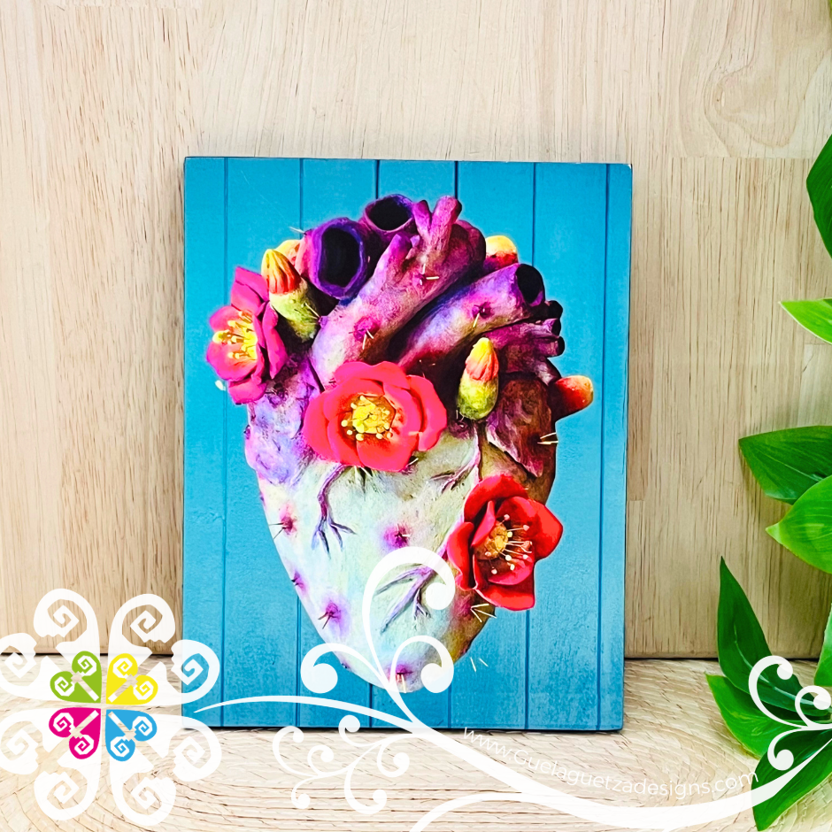 Cuadro Colores Mexicanos Wood Wall Art - Litografia