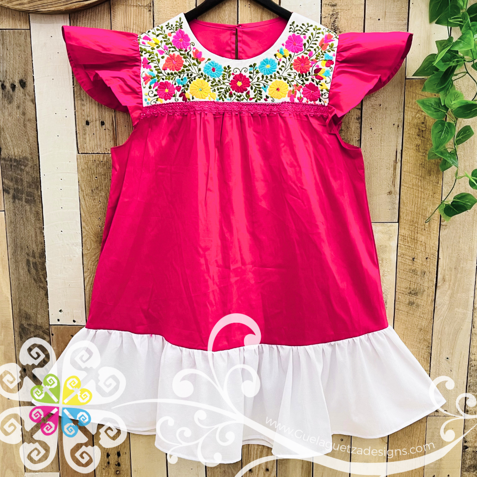 Medium Bata Primaveral - Embroider Women Dress