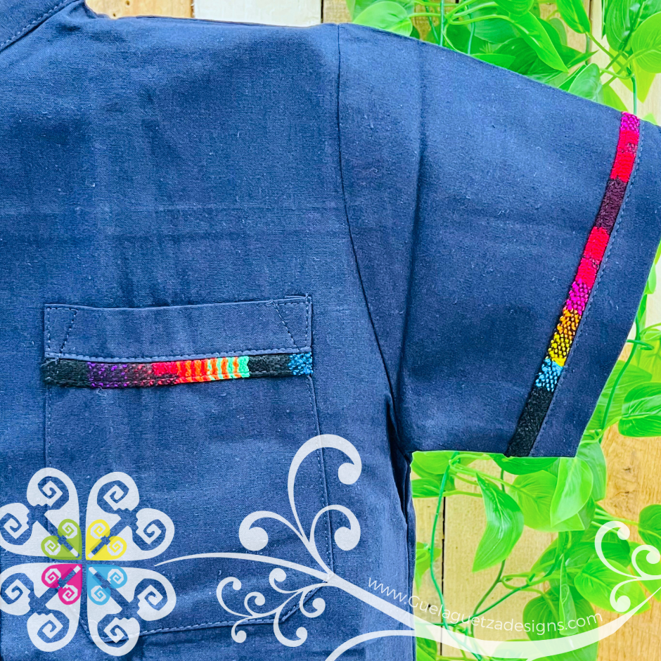 Navy Blue Coralillo Boy Shirt - Camisas de Niño