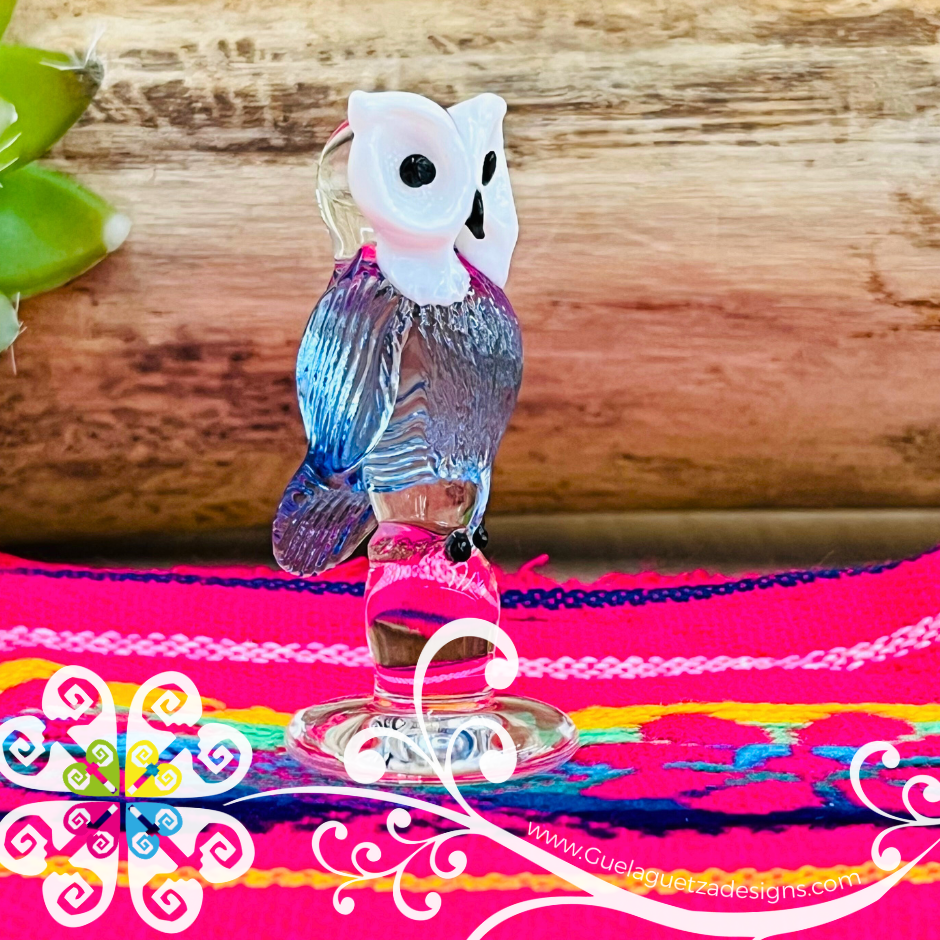 Mini Glass Owl - Vidrio Soplado Trinkets
