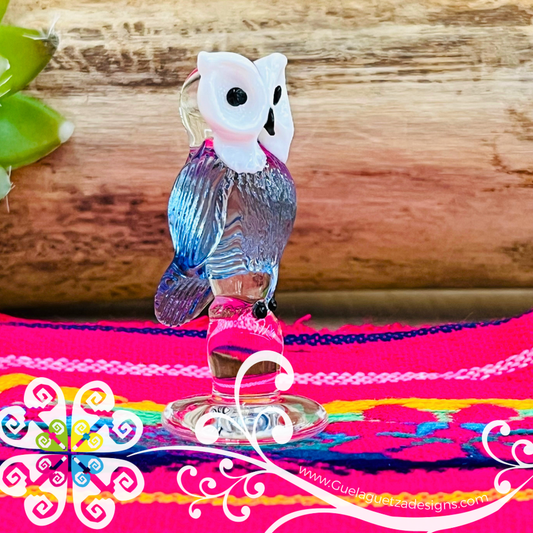 Mini Glass Owl - Vidrio Soplado Trinkets