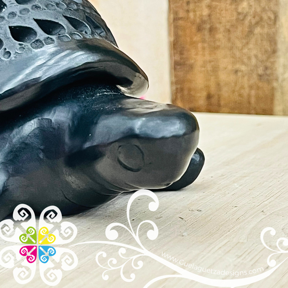 Turtle Jewelry Box - Barro Negro Oaxaca