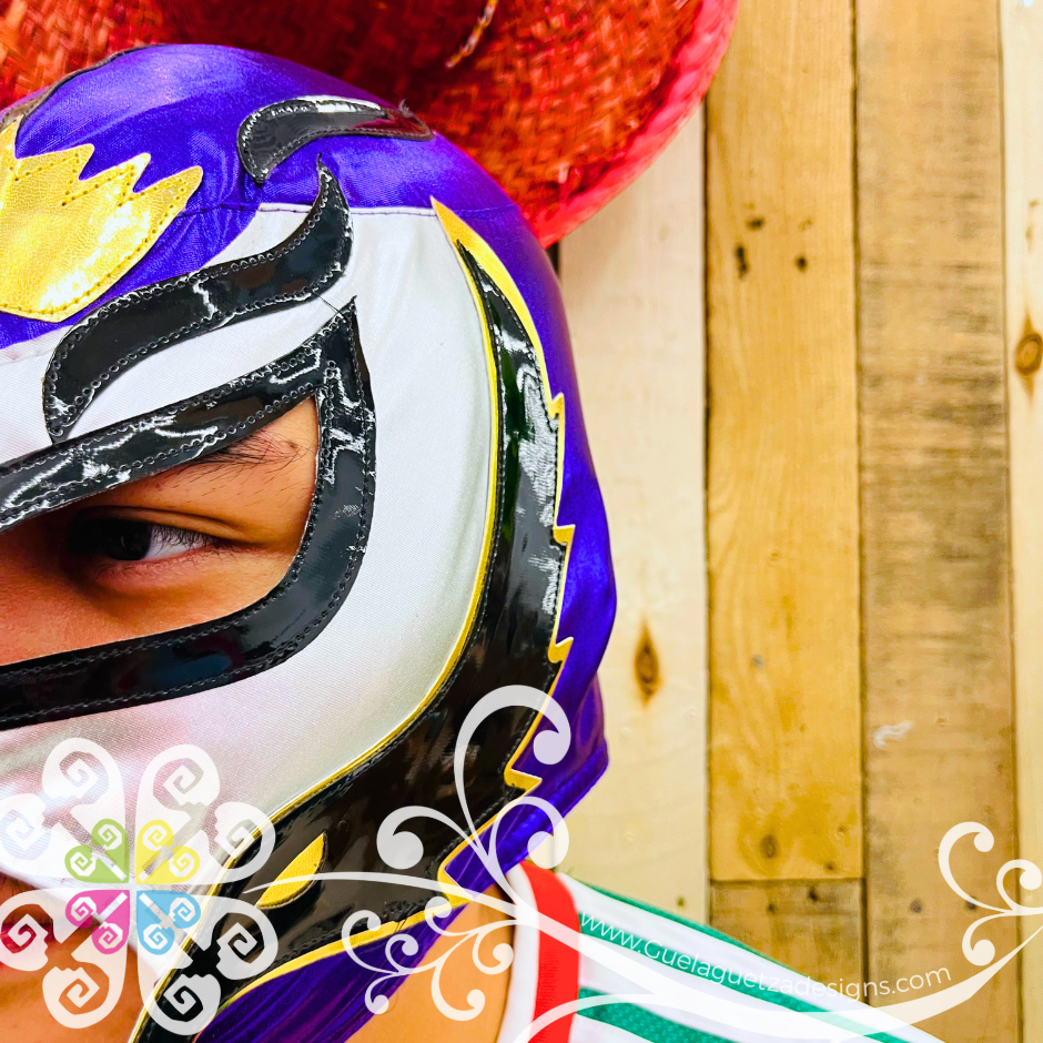 Purple Luchador Mask - Adult Lucha Libre Mask