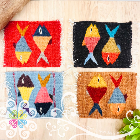Pescado Coaster Set -  14.5x4.25 cm Teotitlan Collection