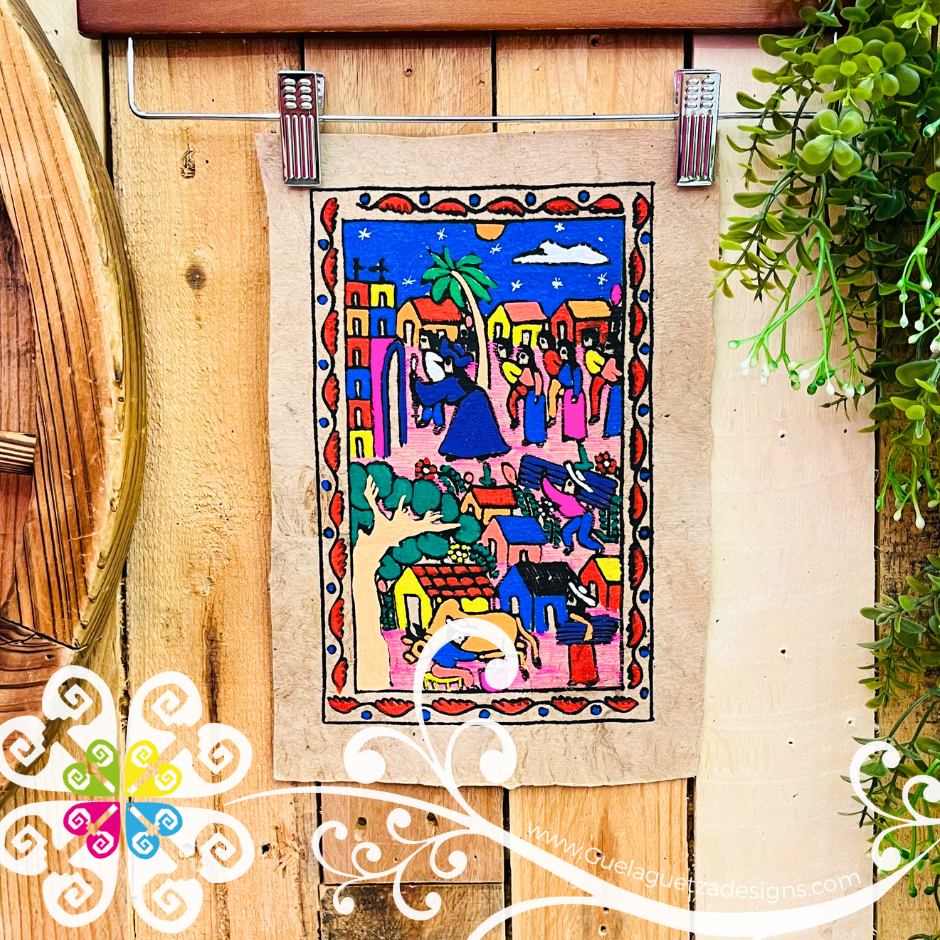 Small Pueblo Designs - Amate Paintings