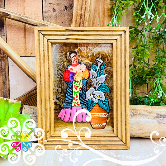 Mexicanas - Repujado Wood Frame