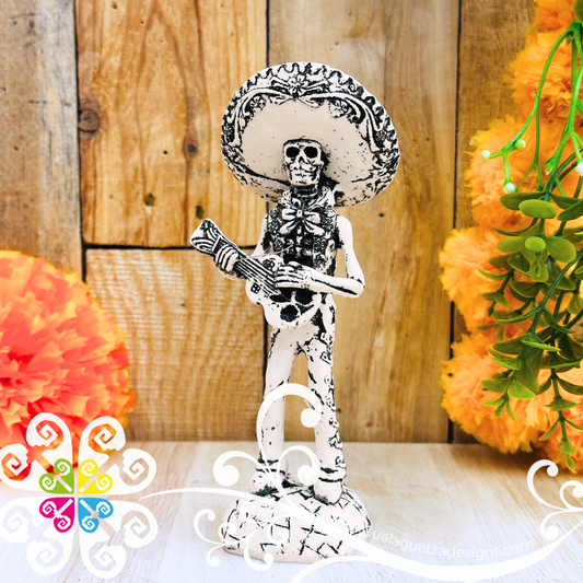 Small Resin Mariachi - Day of the Dead Decoration Statue