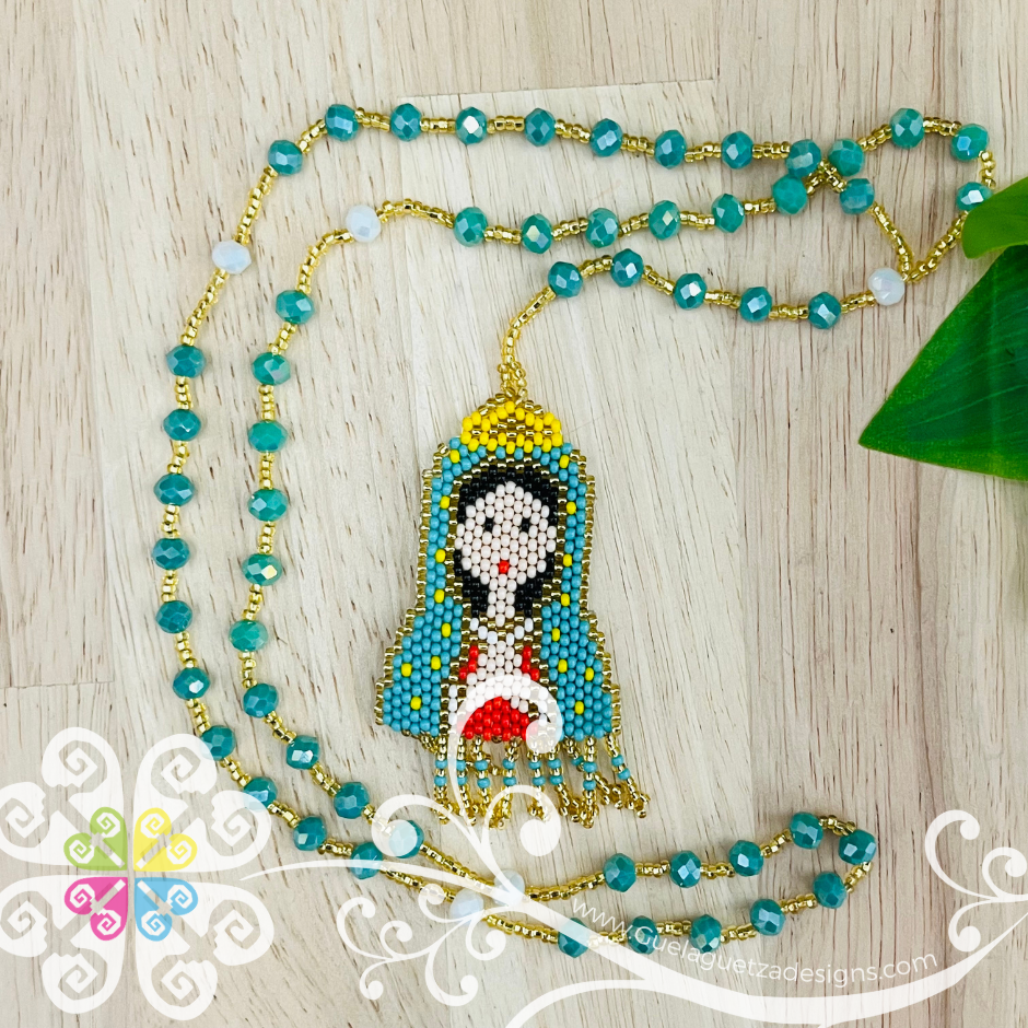 Guadalupe Beaded Necklace - Beaded Necklace