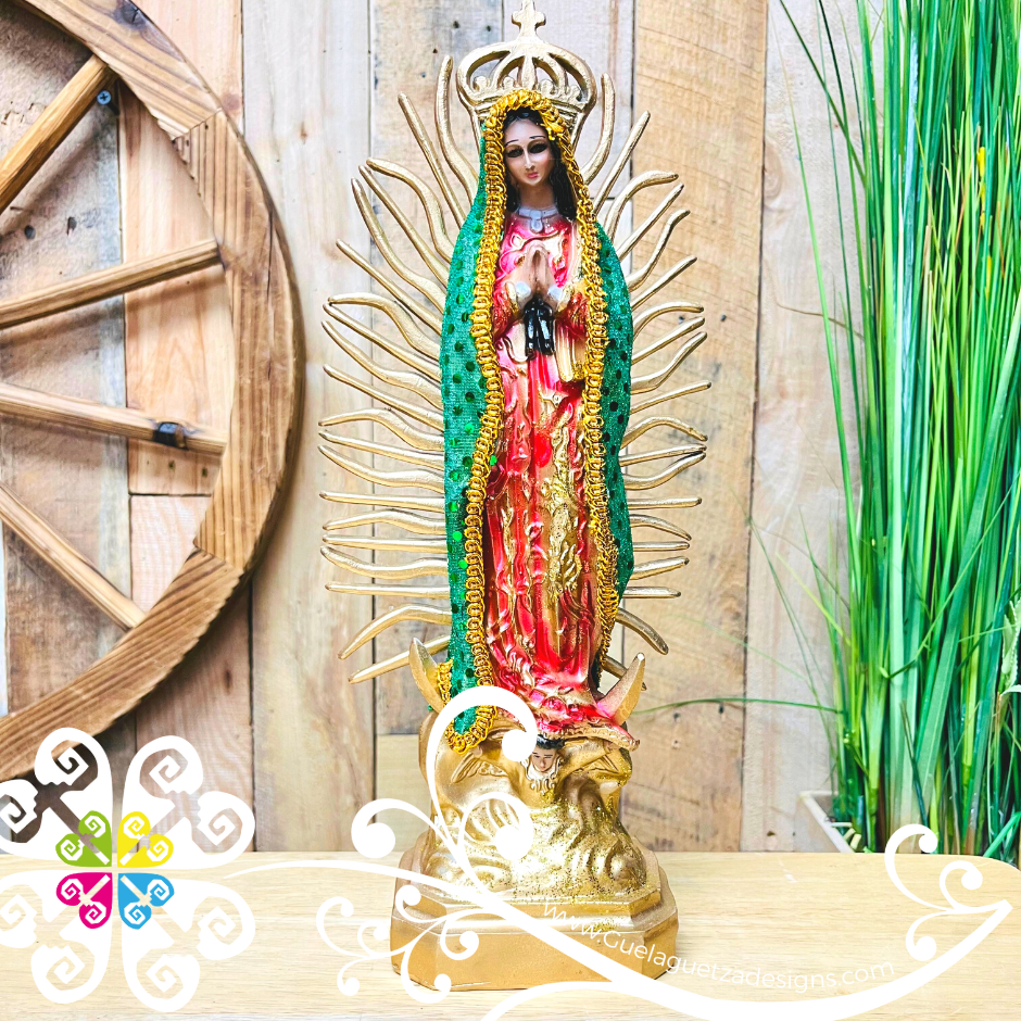 Small Virgen de Guadalupe Statue