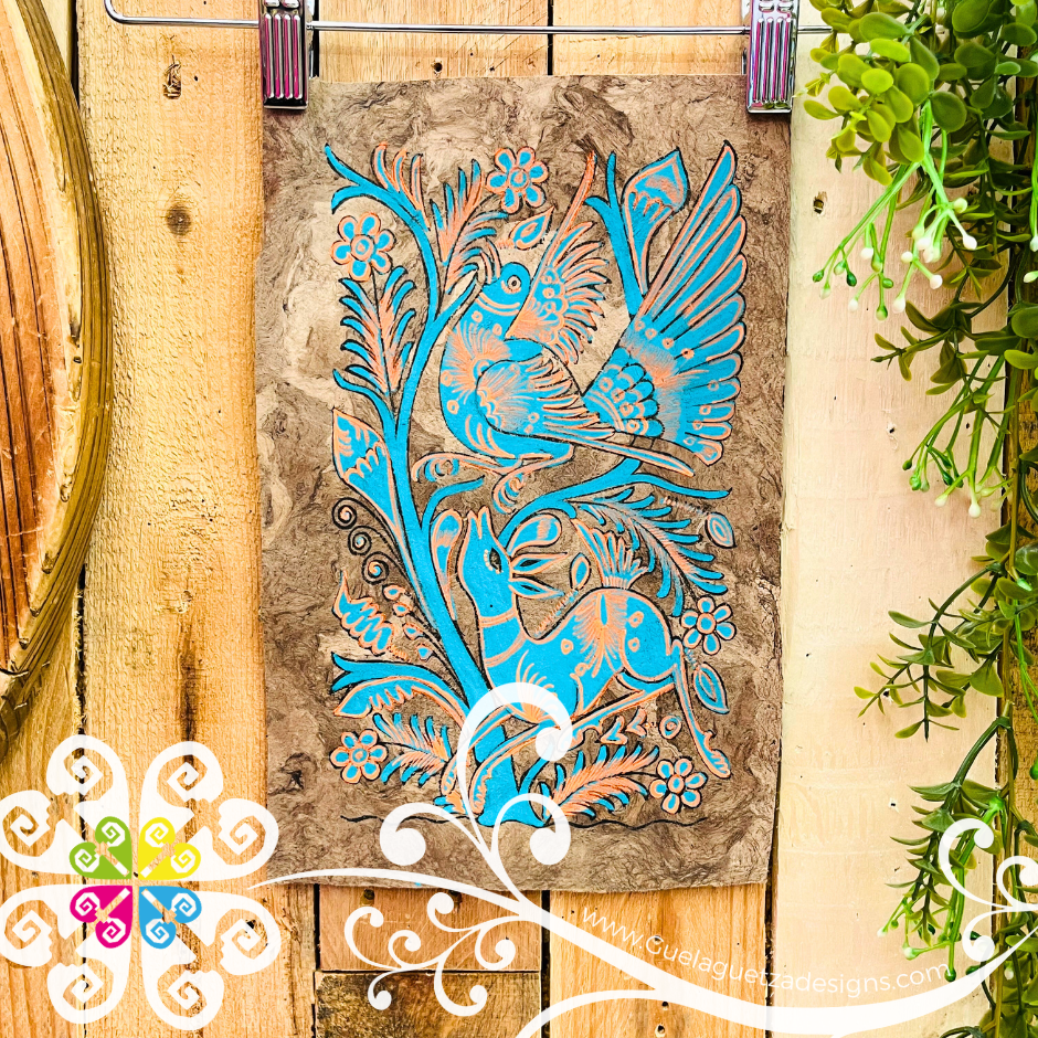 Small Fauna Designs - Amate Paintings