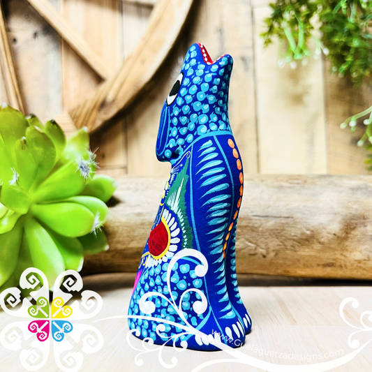 Wolf Hand-painted Clay Figure