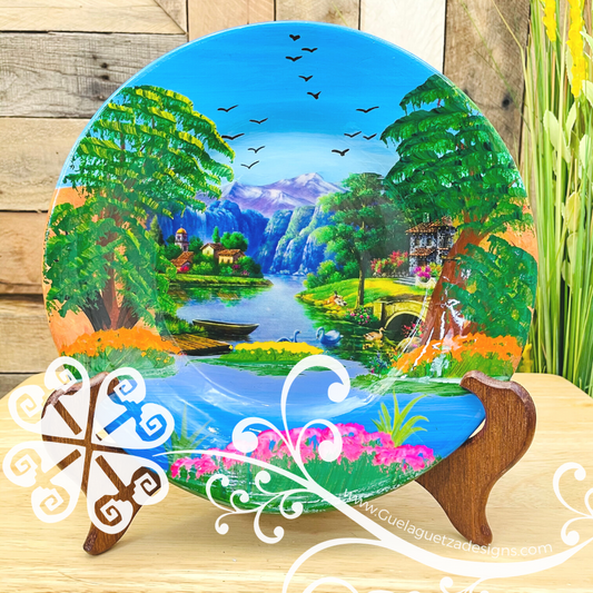Mexican Decorative Clay Plate