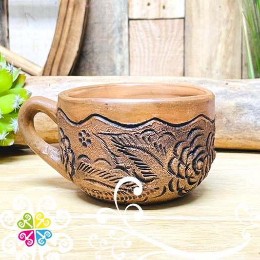 Floral Sunset Mug - Barro Cafe Oaxaca