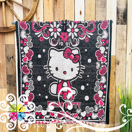Hello Kitty Gaban - Poncho with Hoodie