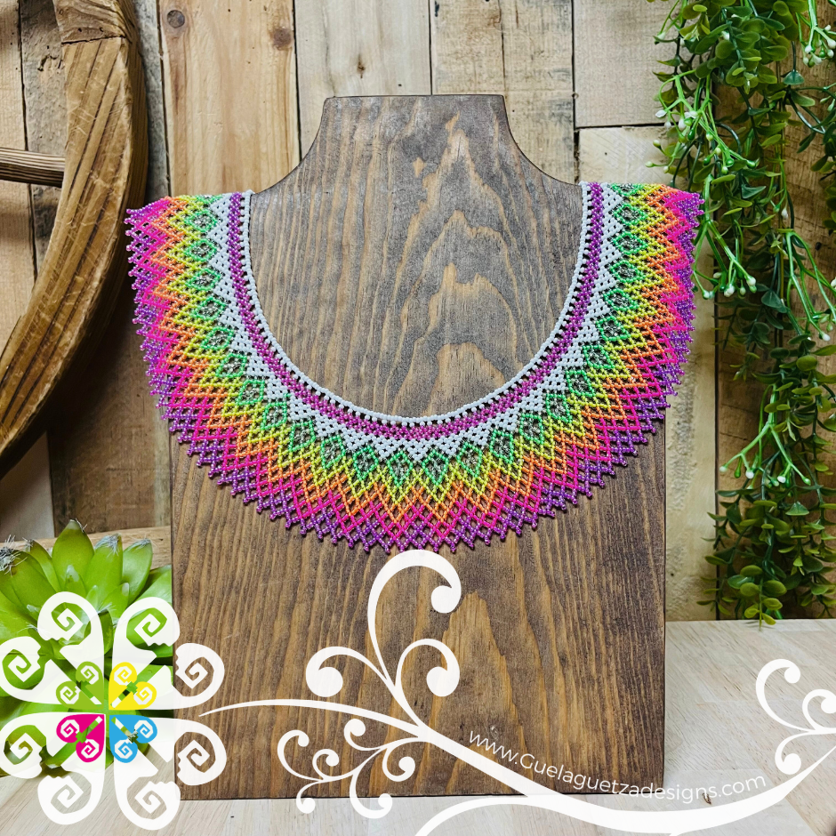 Margarita Beaded Necklace - Huichol Necklace