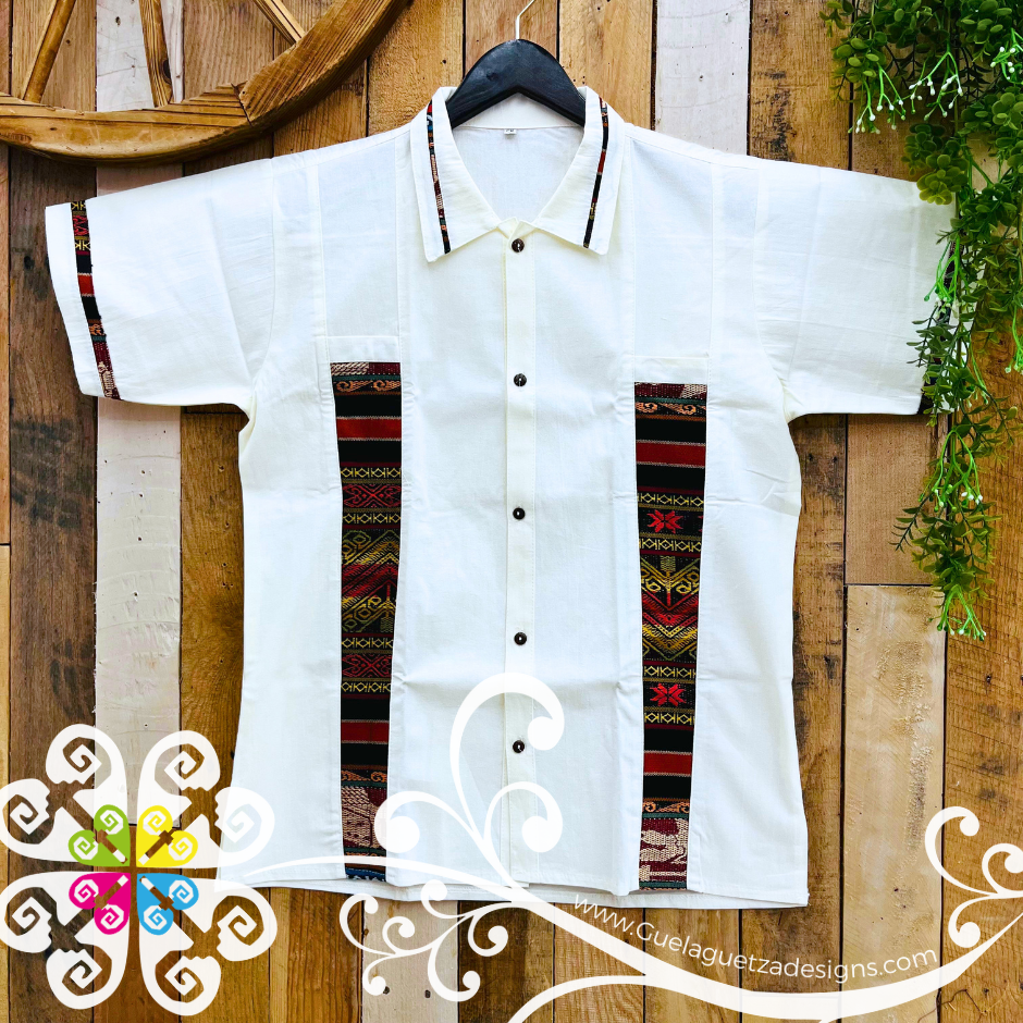 Beige Men Coralillo Shirt Double Lines - Men Shirt
