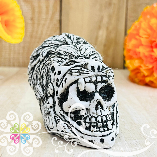 Mini Jaguar- Artisan Day of Dead Resin Head