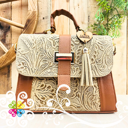 Karina Leather Purse - Bolsa de piel