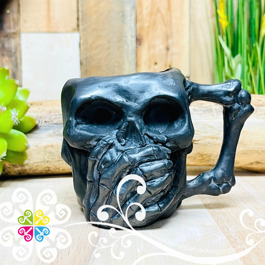 Calaverita Mug - Barro Negro Oaxaca