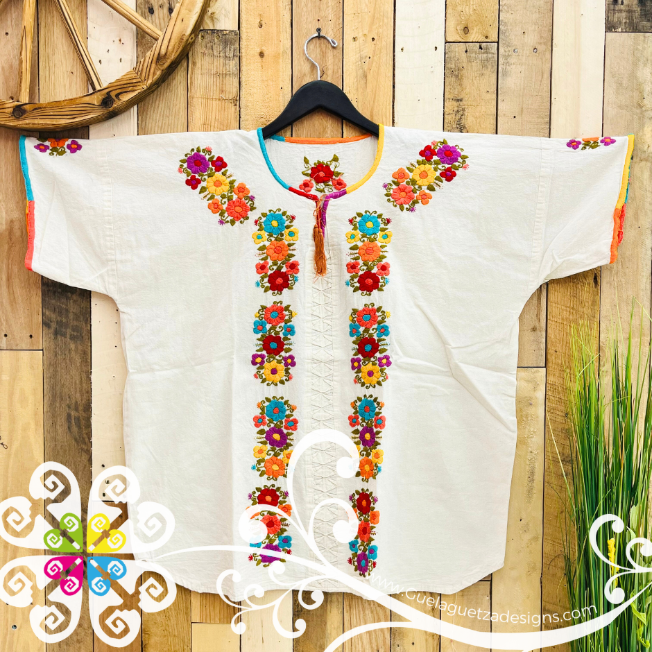 Morning Bouquet Chiapas Embroider Top- Plus Size
