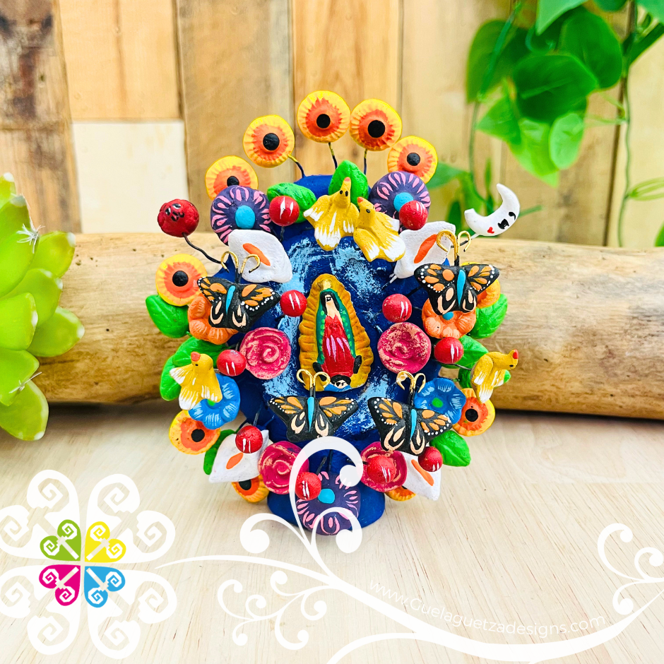 Small Arbol Pintado Home Decor - Barro Metepec