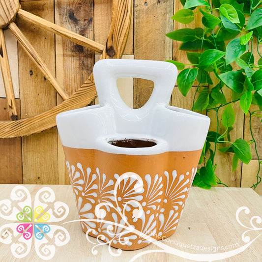 Natural Espiga Clay Utensil Holder - Spoon Holder