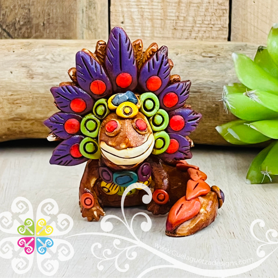 Mini Ajolote Figure - Epoxi Clay & Resin Warrior