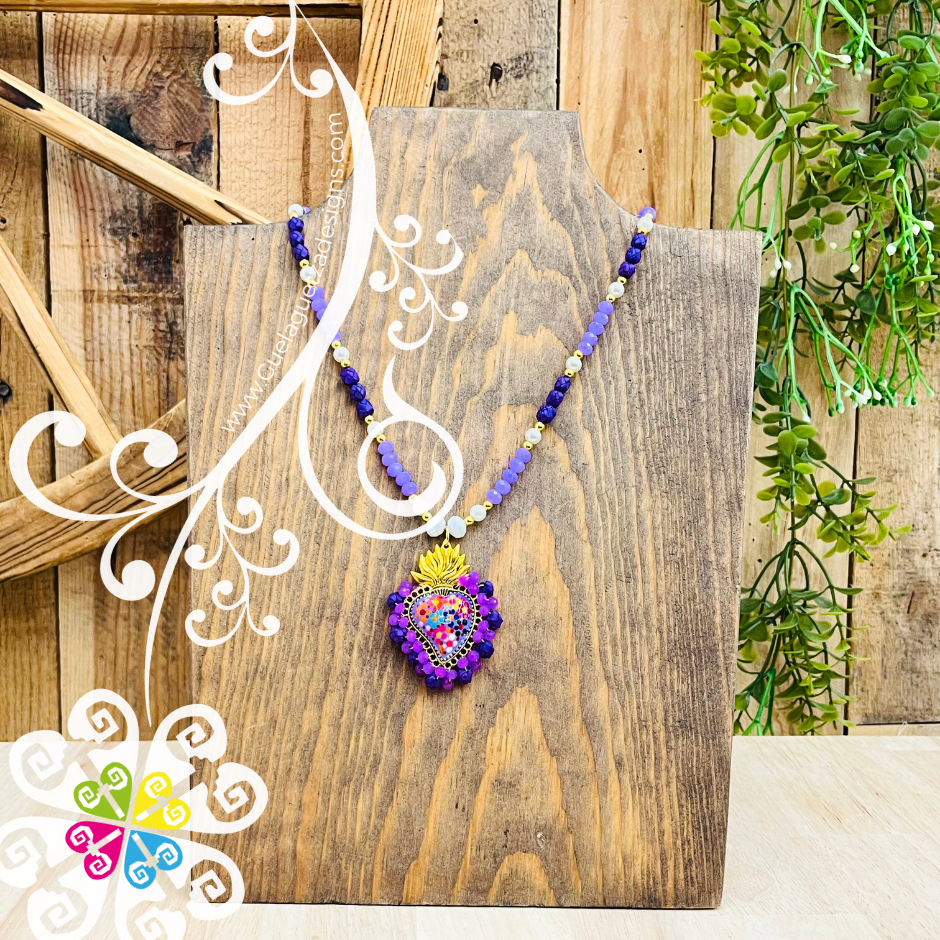 Corazon Milagro Necklace - Palm Necklace