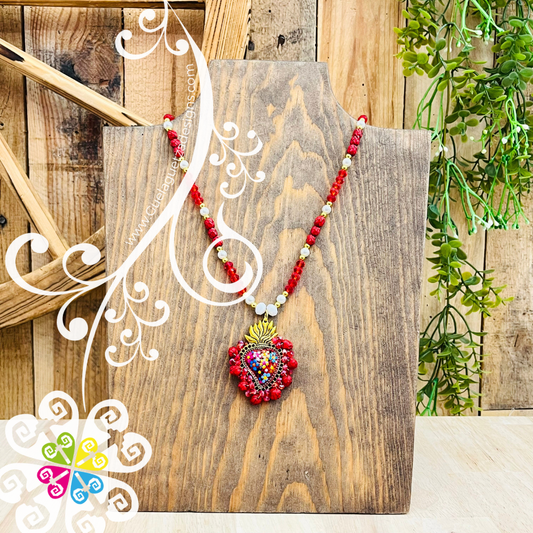 Corazon Milagro Necklace - Palm Necklace