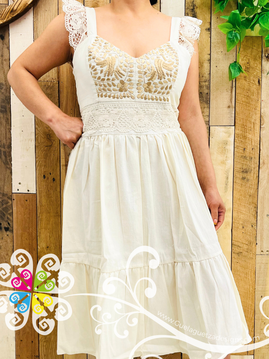 Paloma Embrodiered Dress - Embroider Women Dress
