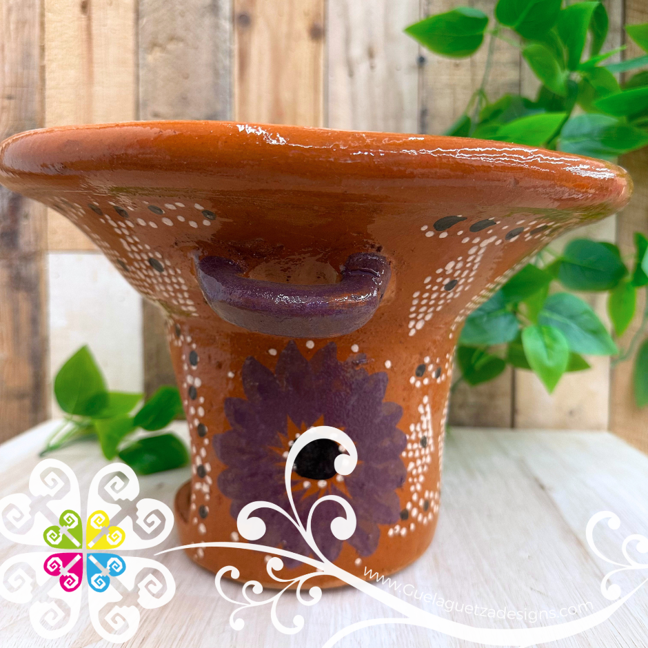 Capula Dots and Flor Anafre de Barro - Chafing Dish - Mexican Kitchen