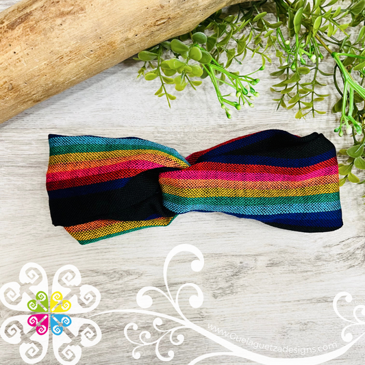 Rainbow Cruzado Headwrap