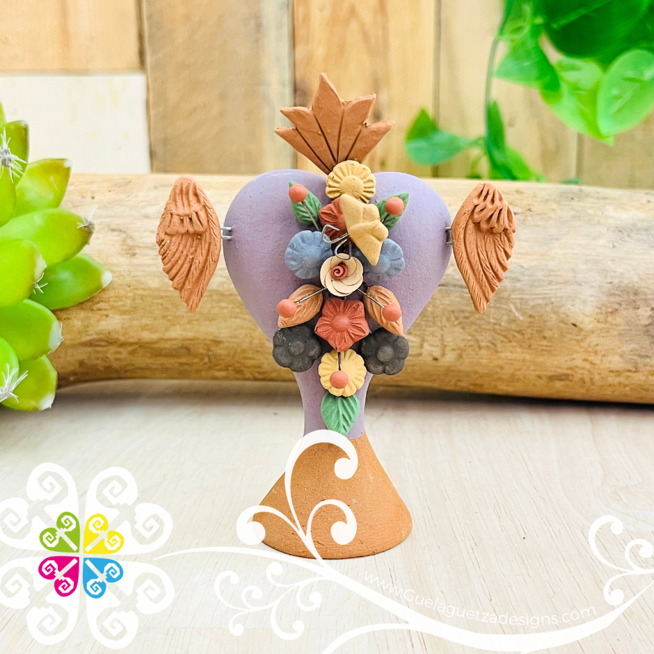 Mini Corazon Home Decor - Barro Metepec