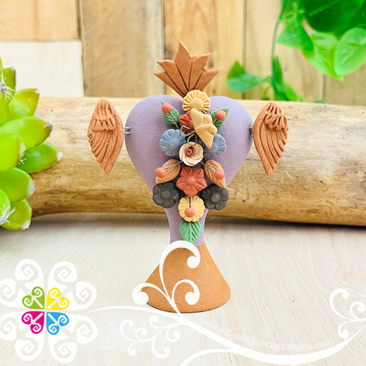 Mini Corazon Home Decor - Barro Metepec
