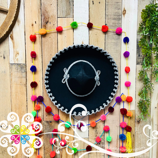 Pom Pom Garland - Fiesta Decor