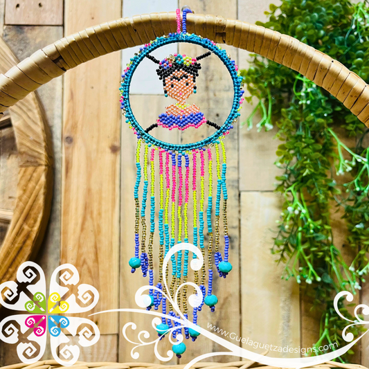 Frida Dream Catcher - Huichol Art