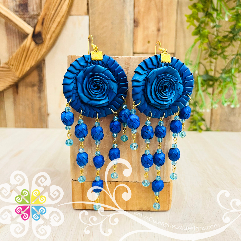 Large Marigold - Palm Earrings