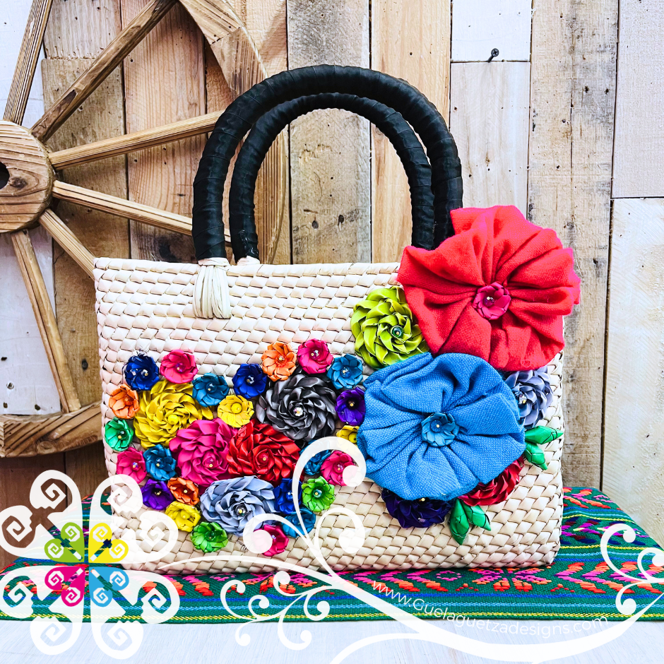 Corazon Square Palm Bag - Bolsa de Palma Artesanal