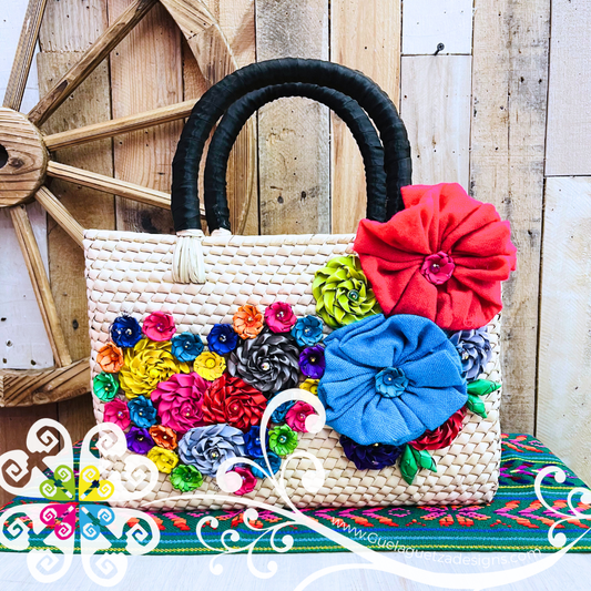 Corazon Square Palm Bag - Bolsa de Palma Artesanal
