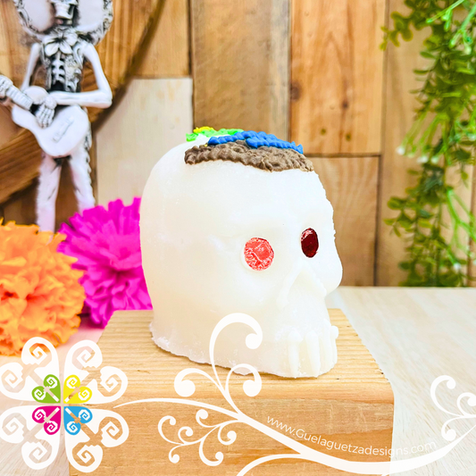 Medium Decorated Sugar Skull  - Calaverita de Azucar